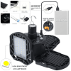 1PC Solar Garage Light with USB – 5-Panel Deformable