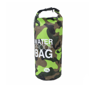 Camouflage waterproof outdoor drifting bucket beach bag (Option: Green-2L)