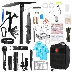 121Pcs Per Set Professional Emergency Survival Gear Tactical First Aid Kit (Option: 1set)