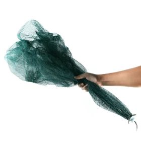Foldable Fishing Bait Trap – Fish, Shrimp & Crab Net Cage (Color: Green)