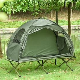 Foldable Camping Tents (Color: Green)