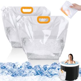 Super Large Ice Bath Bags 10L Ice Cold Portable Bath Bag (Option: 2pack)