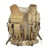 Tactical Vest for Men with Detachable Belt & Pistol Holster – Airsoft & Military Training