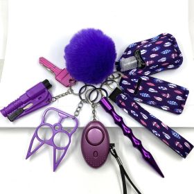 Women’s Personal Safety Alarm & Window Breaker Keychain – Self Defense for Girls (style: Style10)