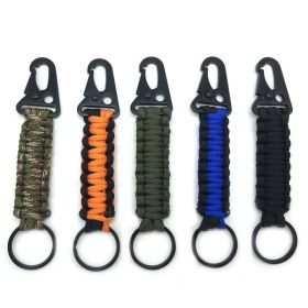Outdoor Survival Eagle Beak Hand-Knitted Keychain (Color: Blue)
