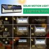 Solar LED Outdoor Wall Light with Motion Sensor