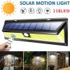 Solar LED Outdoor Wall Light with Motion Sensor