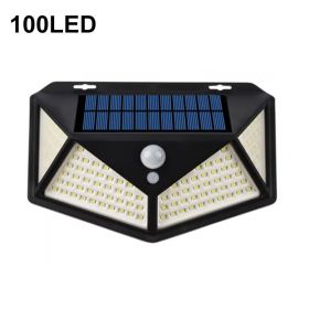 Solar LED Outdoor Wall Light with Motion Sensor (Emitting Color: Basic No COB)